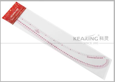 China Kearing Brand Sandwich Line Printing 61cm Metric Fashion Design Vary Form Curve Ruler for Pattern Making # 6261 for sale