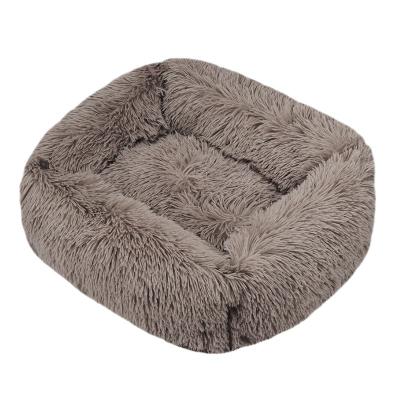 China Soft Eco - Friendly Breathable Pet Bed Luxury Plush , Machine Washable Designer Pet Beds for sale