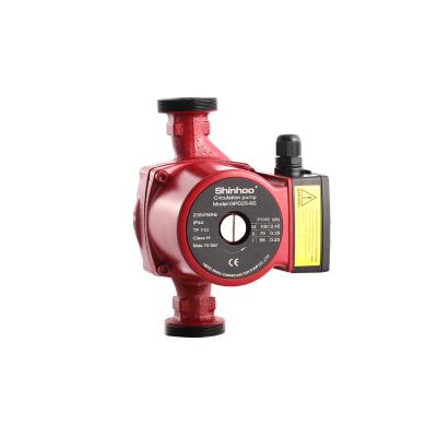 China Factory OEM Family Homes Shinhoo GPD25-6S 180 Single Phase Circulation Pump for sale