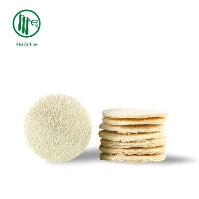 China EXFOLIATING slice wholesale exfoliating loofah facial skin scrub loofah facial pads for sale