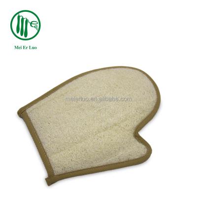 China EXFOLIATE custom eco natural deep exfoliating loofah mitt bathroom scrubber for sale