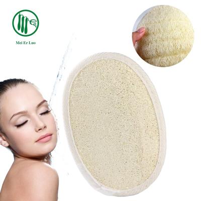 China EXFOLIATE 100% Natural Body Skin Scrubber Close Exfoliate Pads Exfoliate Protection Loofah Soap Saver Natural Vegetable Sponge Loofahs for sale