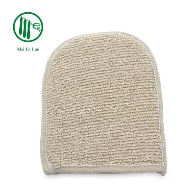 China EXFOLIATE exfoliating gloves wholesale eco hemp exfoliating glove bathroom scrubber for sale