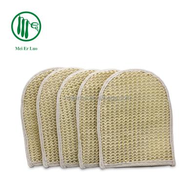 China EXFOLIATING High Quality Natural Exfoliation Sisal Fiber Deep Body Scrub Bath Mitt for sale