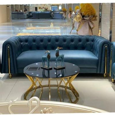 China Best Selling Italian Modern American Modern Hotel Living Room Pull Button Villa Couch Light Weight Luxury Sofas for sale