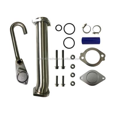 China New Powerstroke Complete Stainless Steel EGR Delete Diesel Kit for sale