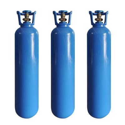 China Oxygen Argon Nitrogen CO2 Trust 6m3 Gas 40L Capacity Water Gas Cylinders For India With QF-6A Valve for sale