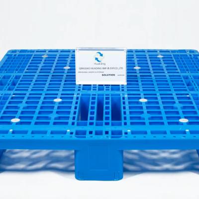 China Single Faced 4-Way Rackable Cheap Plastic Pallets With Steel for sale