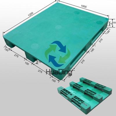 China Double Faced Custom Plastic Pallet Weight With Cover for sale