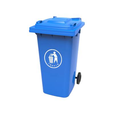 Chine Sustainable 240 Liter Barrel With Pedal Plastic Trash Can HDPE Plastic Waste Bins 120l à vendre