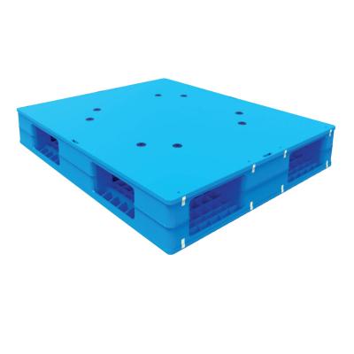 China Double Faced MY TEST 1210A HDPE Plastic Storage Euro Pallet Double Faced Stackable Plastic Pallets for sale