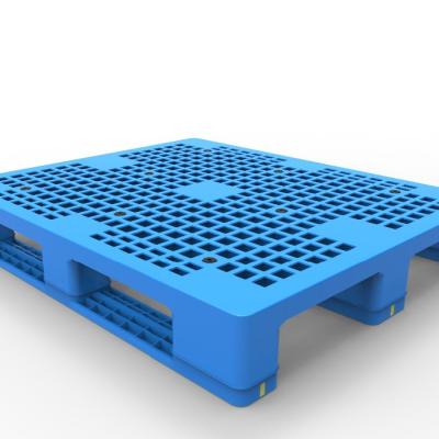 China 1200x1000mm Double Faced Heavy Duty Stackable Plastic Pallet Big For Sale Te koop