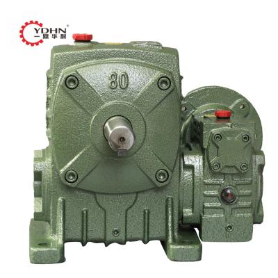 China Durable Hotels WPEDA Double Ratio (10-60) Power Gearbox (0.12-5.5kw) Speed ​​Reducer Worm Gear Reducer for sale