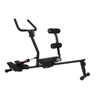 China Fitness Equipment Home Gym Use Exercise Hydraulic Cylinder 12 Resistance Indoor Rowing Machine With Backrest for sale