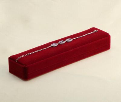 China New Wholesale Velvet Jewelry Bracelet Box for sale