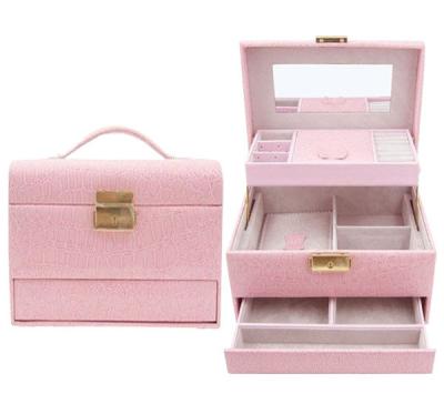 China fashion faux leather vanity case wholesale for sale