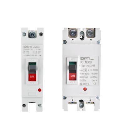 China Mccb Industrial 300amp IEC 1000V 1500V 60 Amp Dc DC Circuit Breaker for sale