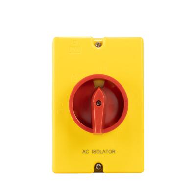 China Isolation Function 3 Phase TUV IP66 220V~440V AC Isolator Switch Waterproof Disconnect Switch for sale