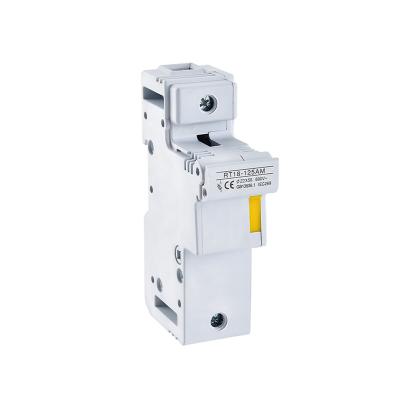 China Low Voltage Ceramic Circuit Breaker CHYT RT18-125AM 1Sets 1 Pole 22x58mm AC 500V 690V 125A White Fuse And Fuse Holder for sale