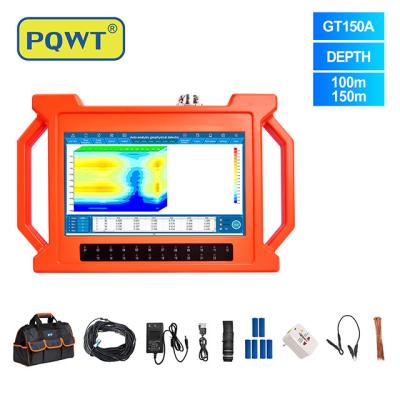 China PQWT GT150A Geological Exploration Equipment Rechargeable Ground Water Finder for sale