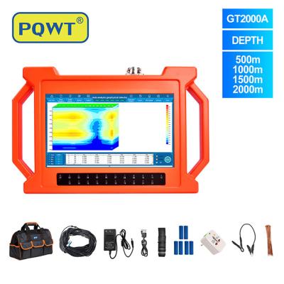 China PQWT-GT2000A Ondergrondse diepe waterput Boren 2000m 3D automatische kaartanalyse Snel detecteren Grondwater detector Te koop