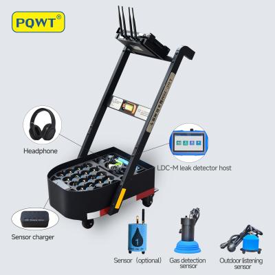 China PQWT LDC Ultrasonic Water Pipe Leak Detector 9m Plumbing Equipment for sale