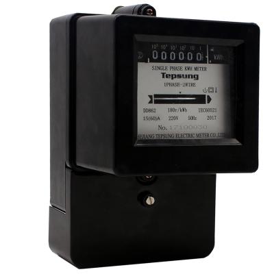 China Long Life Single Phase KWH Meter Mechanical Induction Watt Hour Meter Energy Meter for sale