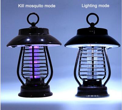 China Outdoor Led Solar Mosquito Killer Lamp , Water Proof Electric Bug Zapper for sale