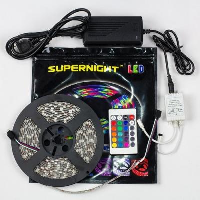 China 5M Flexible 300leds Color Changing RGB SMD5050 LED Lighting Strip Kits for sale