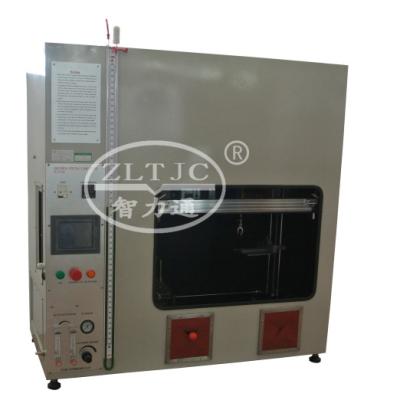 China Reliable Flame Retardant Plastic Fabric Testing Equipment Flammability Vertical And Horizontal Burning Tester for sale