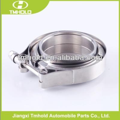 China Turbo exhaust muffler downpipe 5 inch quick release stainless steel pipe coupling spline flange for turbo/exhaust valves for sale