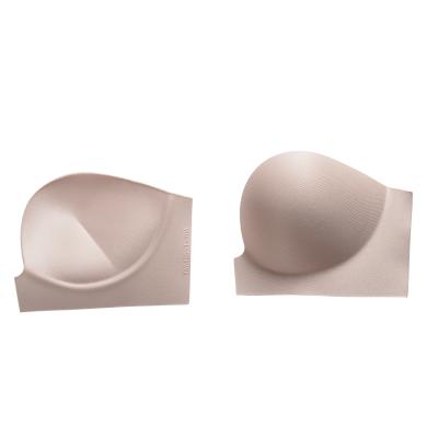 China Durable/Comfortable Underwear Accessories Wholesale Removable Sponge Molded Insert Bra Pad Bra Cup With Lift Up Foam Bra Pads for sale