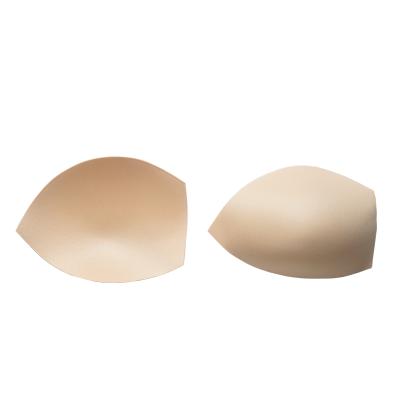 China Durable/Comfortable Women Sport Removable Tight Tolerance Oval Suit Foam Bra Cups Foam Bra Pad Inserts for sale