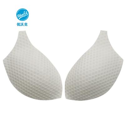 China High Quality Washable Sponge Bra Cup Bra Cup Lift Up Foam Bra Pad Spacer Cup for sale