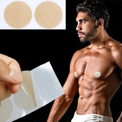 China Viscosity Transparent Men's Disposable Adhesive Chest Seamless Pies Packaging Breathable Nipple Cover Tapes for sale