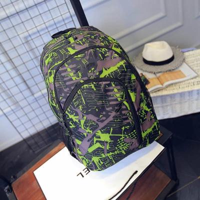 China Custom Large Capacity Polyester School Backpack Eco - Friendly Wholesale Bag for sale