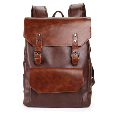 China Waterproof Men's Leather Backpack and Backpack Travel Carriers for sale