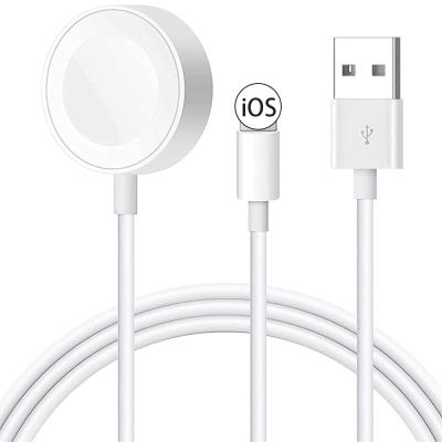 China Mobile Phone DC5V 1A For iwatch 7 Cable 6 5 4 3 Magnetic Charging Wireless Charger for sale