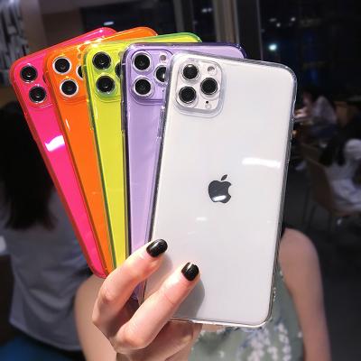 China Shockproof for iphone 13/13 pro max phone case, for iphone 11 12 pro 13 gradient TPU phone case for sale