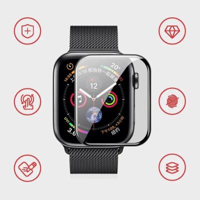 China Smart Watch Screen Protector For Protectores Para Apple Watch 7 Curved Full Glue Outer Protective Film Watch Film Iwatch7 41/45mm for sale