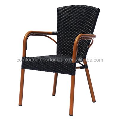 China Stacking Commercial Grade Restaurant Dining Chair With High Back for sale