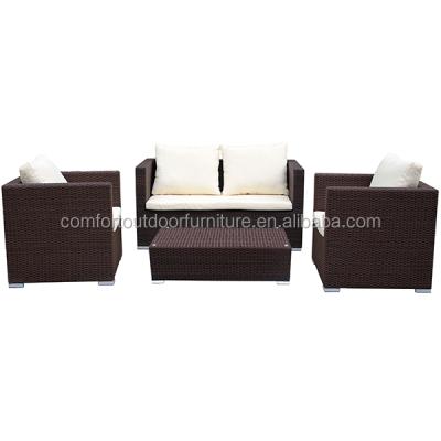 China Modern Outdoor Hot Selling Garden Sofa Set With Tea Table for sale