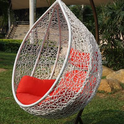 China Modern rattan nest-type swing with double seats for sale