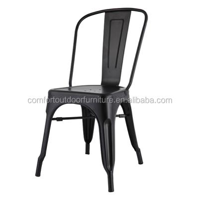 China Hotel Chair Iron Frame Marais A Strong Chair With Black Color for sale