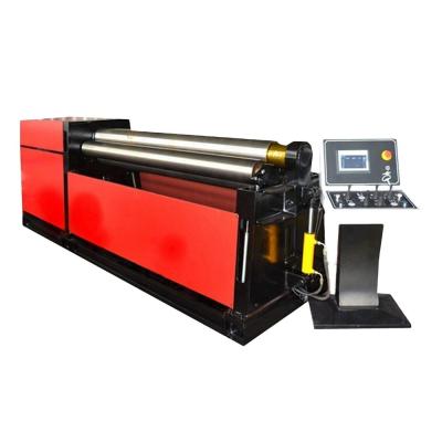 China hot sale CNC 4 roll hydraulic steel metal plate rolling machine for sale