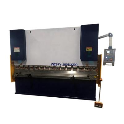 China CE certificate WC67Y-250T3200 economical type hydraulic bending machine press brake machine for sale