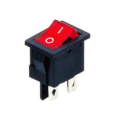 China PA66/Brass/Stainless Wintai-Tech KCD1-104N 4 pin rocker switch dpdt rocker switch illuminated PA66/Stainless steel for sale