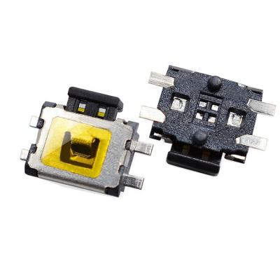 China Wintai-tech TS-4547AC PA66/Brass/Stainless right angle touch switch 4 pin push button smd steel tactile touch switch kmr4 for sale