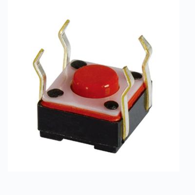 China Wintai-Tech TS-6060FD 6mm PA66/Brass/Stainless Steel Momentary Tact Switch 4 Pin Tact Switch Side Push Reverse Mount Tactile Switch for sale