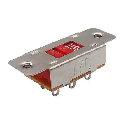 China PA66/Brass/Stainless Steel Wintai-Tech SS22J03 Bipolar Double Throw Slide Switch On Off Switch Slide 2p2t AC Slide Switch for sale